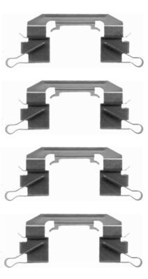 HELLA PAGID Lisakomplekt, ketaspiduriklotsid 8DZ 355 203-781